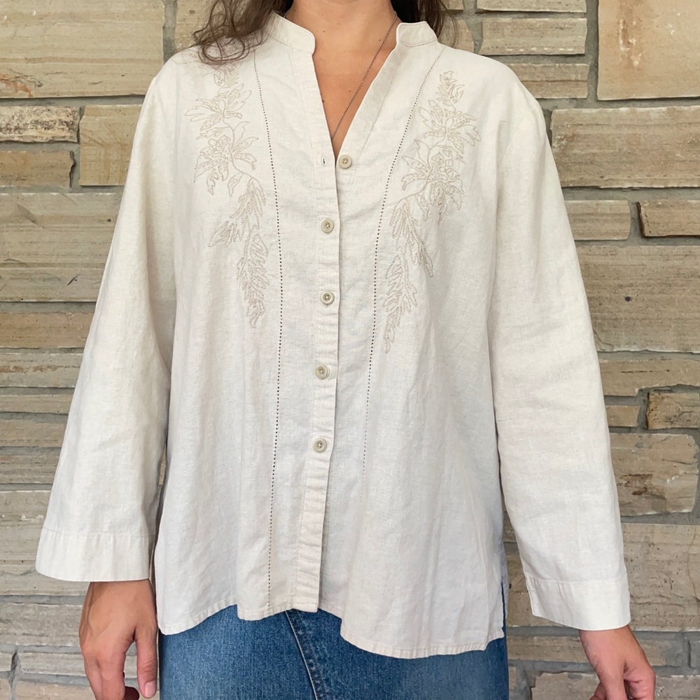 Flowy Linen button up